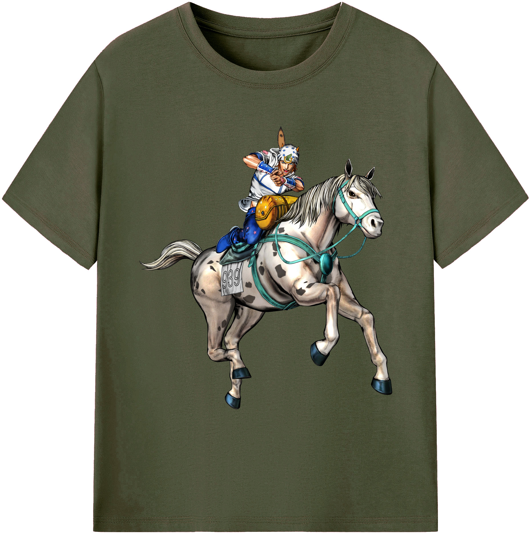 （画像用） ジョジョの奇妙な冒険 ジョナサン?ジョースター JoJo's Bizarre Adventure Jonathan Joestar 綿100％ メンズ半袖Tシャツ｜肌触りやわらか＆通気性